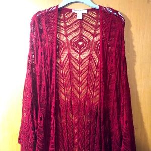 Coachella fiery red duster